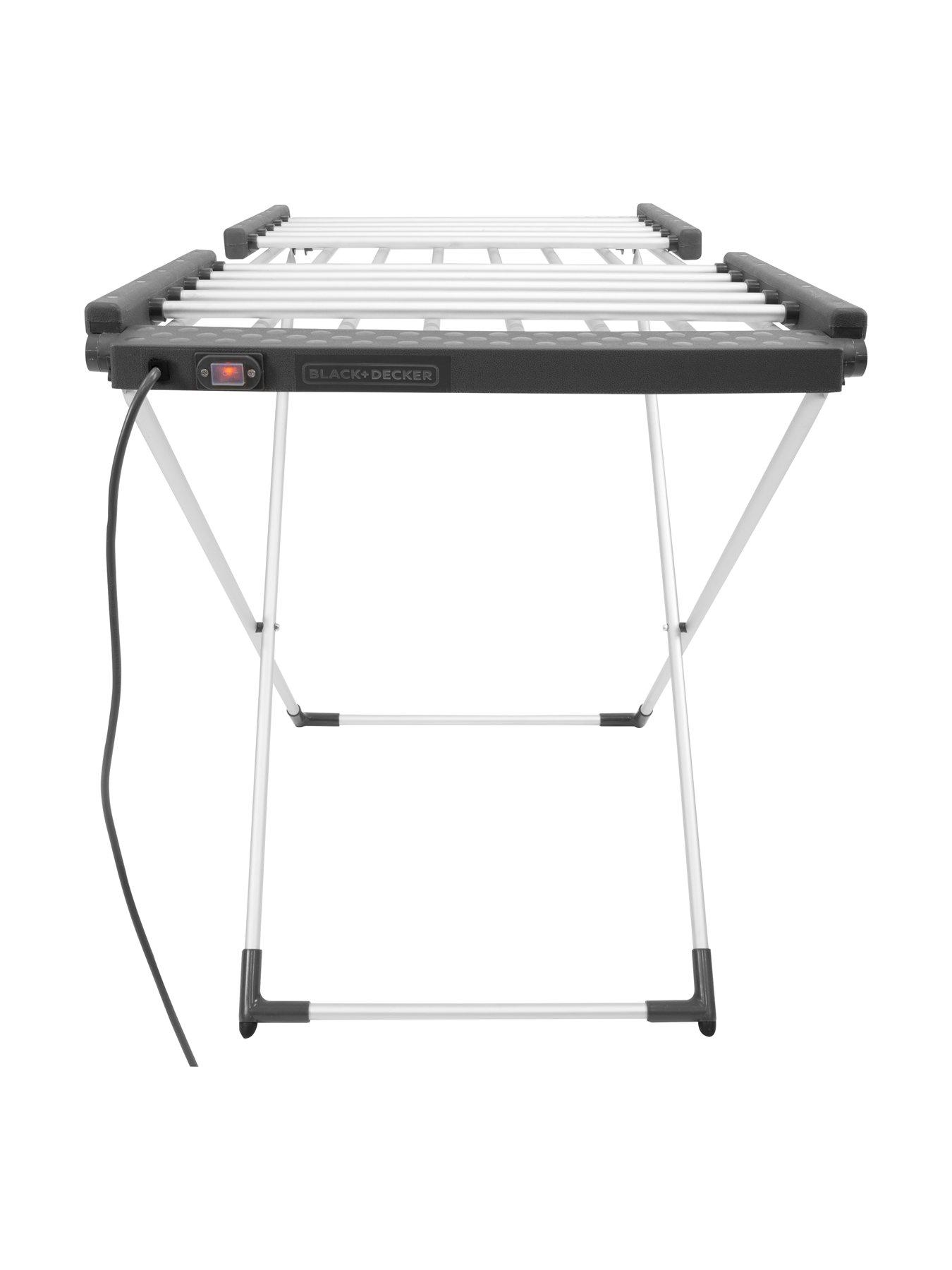 Black Decker Winged Heated Clothes Airer Very