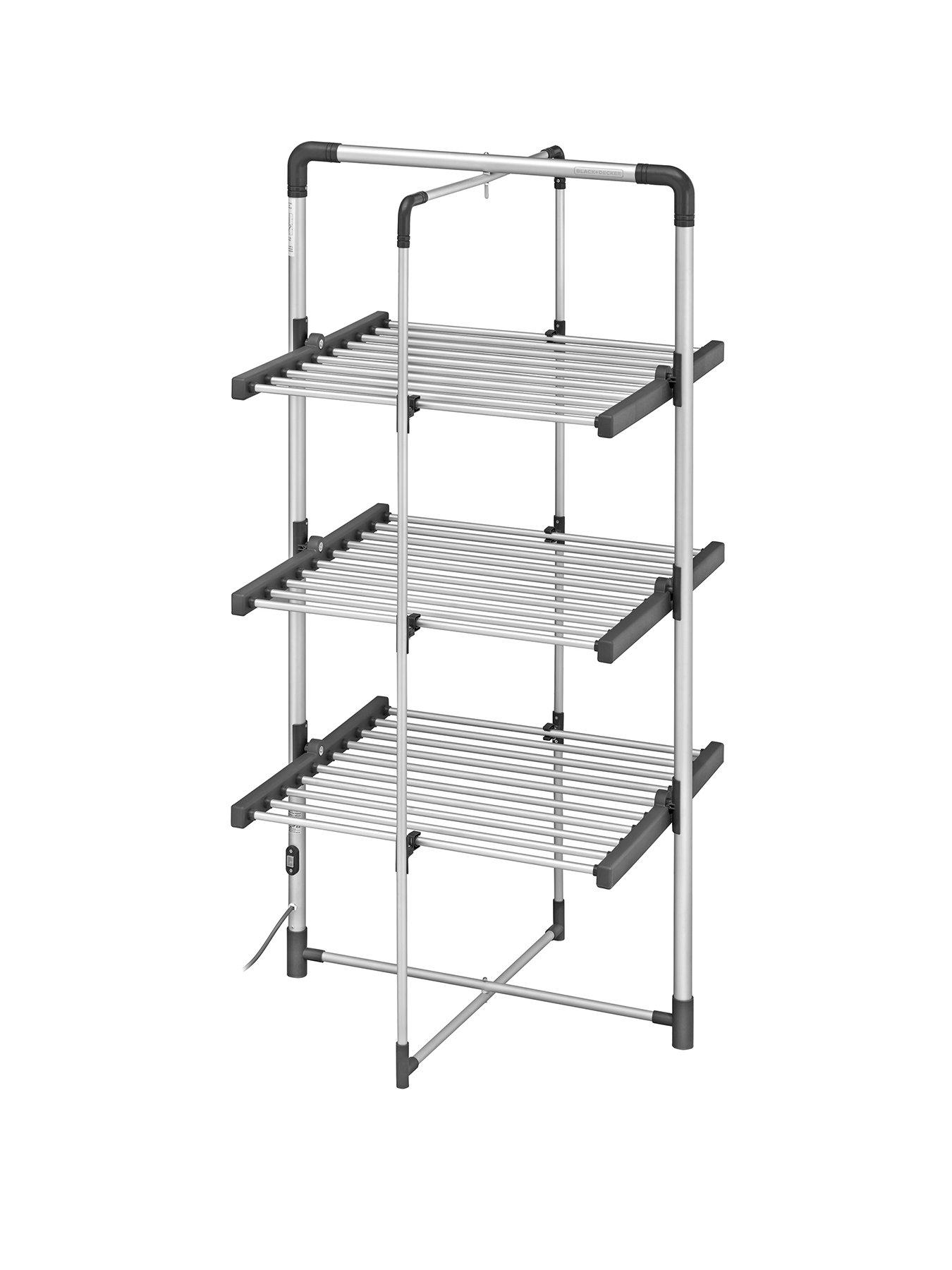 Black & Decker 3 Tier Heated Clothes Airer