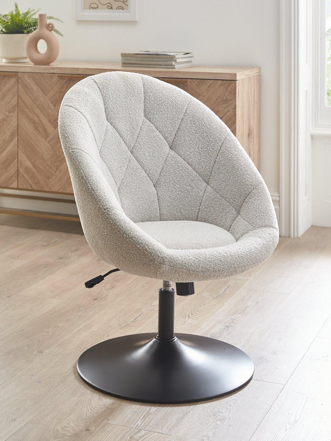 Very Home Odyssey Boucle Leisure Chair - Cream/Black