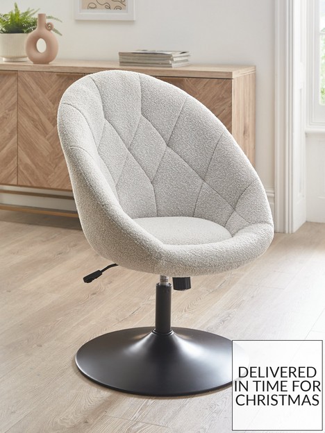 very-home-odyssey-boucle-leisure-chair-creamblack