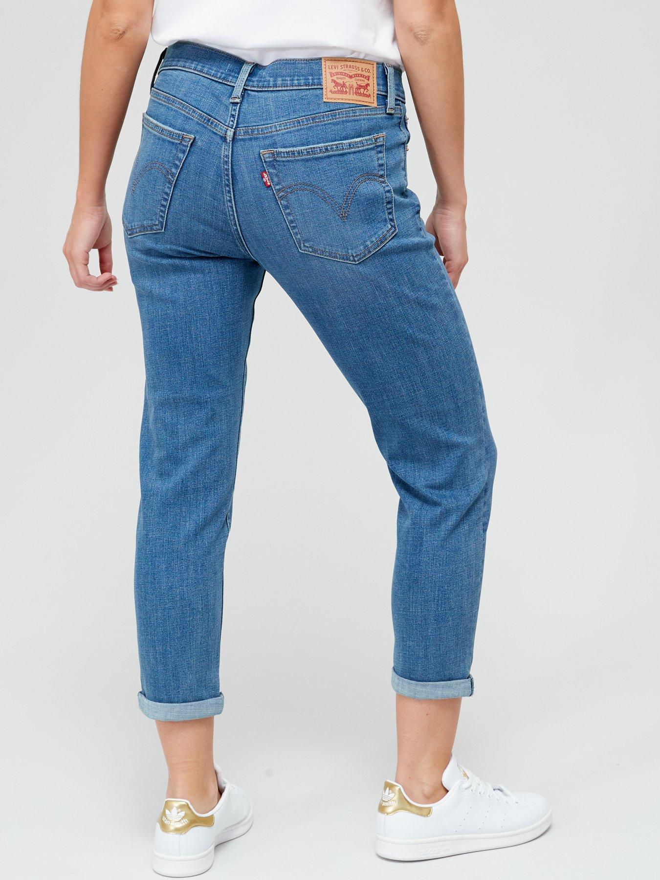 Levi's Mid-rise Boyfriend Jeans Lapis Gem Very