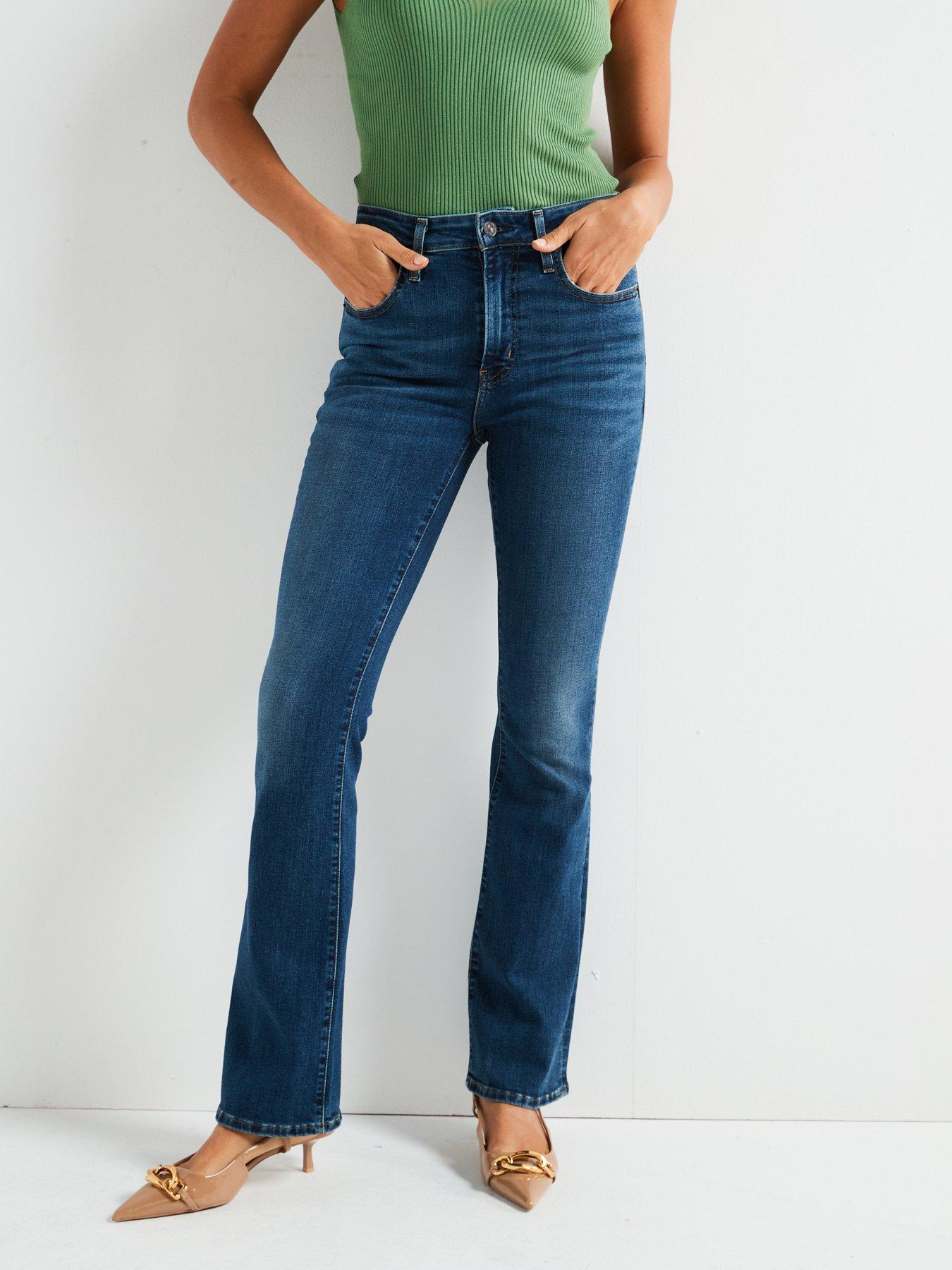 undefined 725T High Rise Bootcut Jeans - Blue Wave Dark