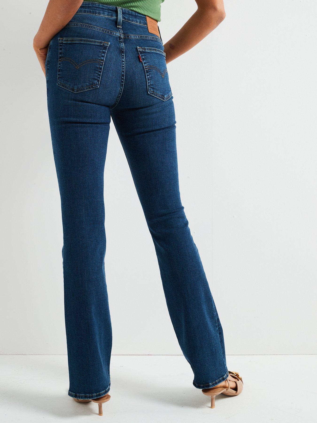 Image 2 of 6 of Levi's 725&trade;&nbsp;High Rise Bootcut Jeans - Blue Wave Dark