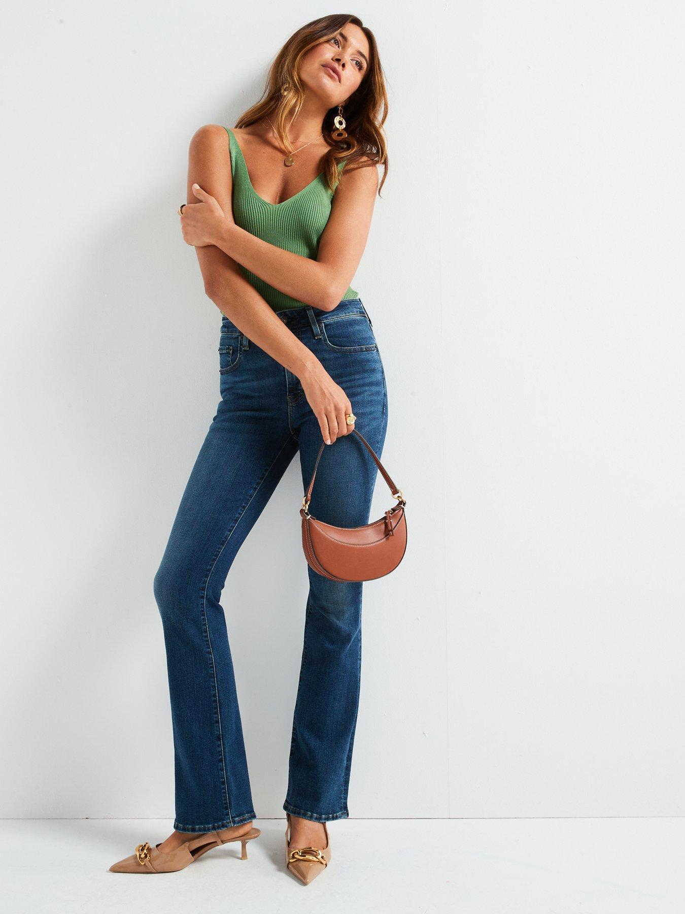 Image 3 of 6 of Levi's 725&trade;&nbsp;High Rise Bootcut Jeans - Blue Wave Dark