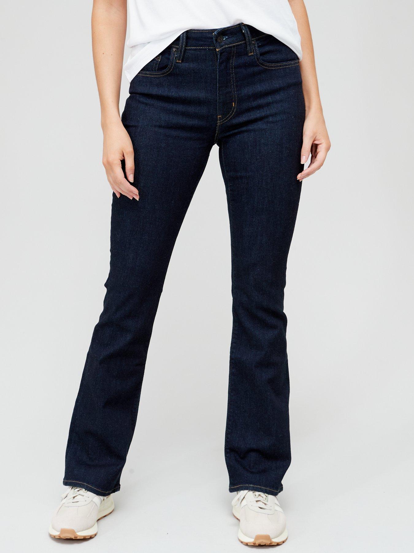 Women's Recover High Rise Bootcut Blue Jeans