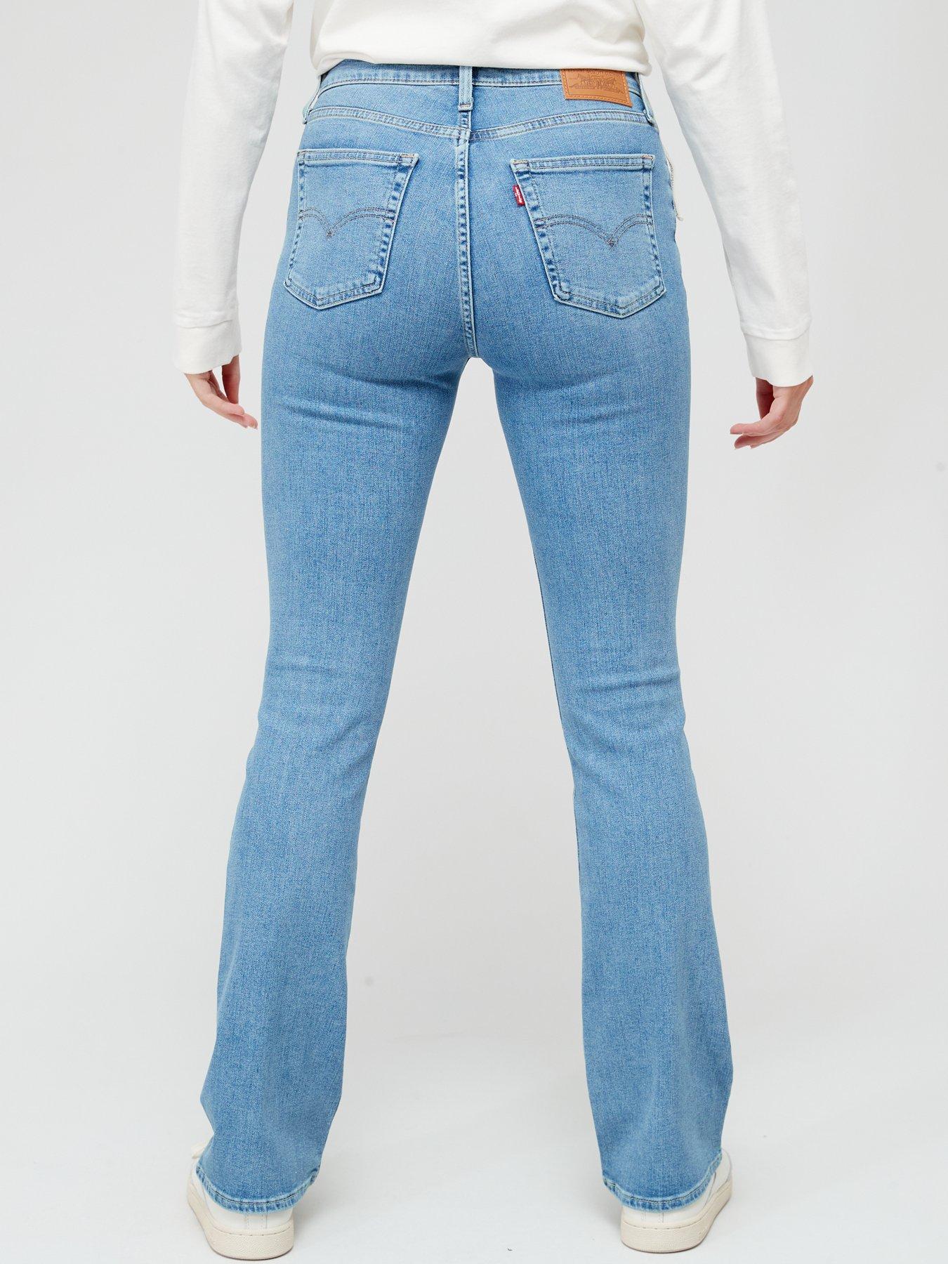 Levi's 725 High-rise Bootcut Jeans Blue Wave Light Very