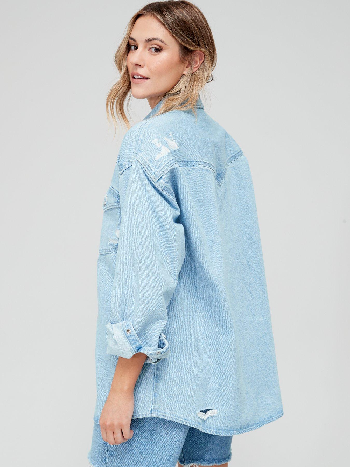 Levi's oversized sawtooth clearance denim shirt