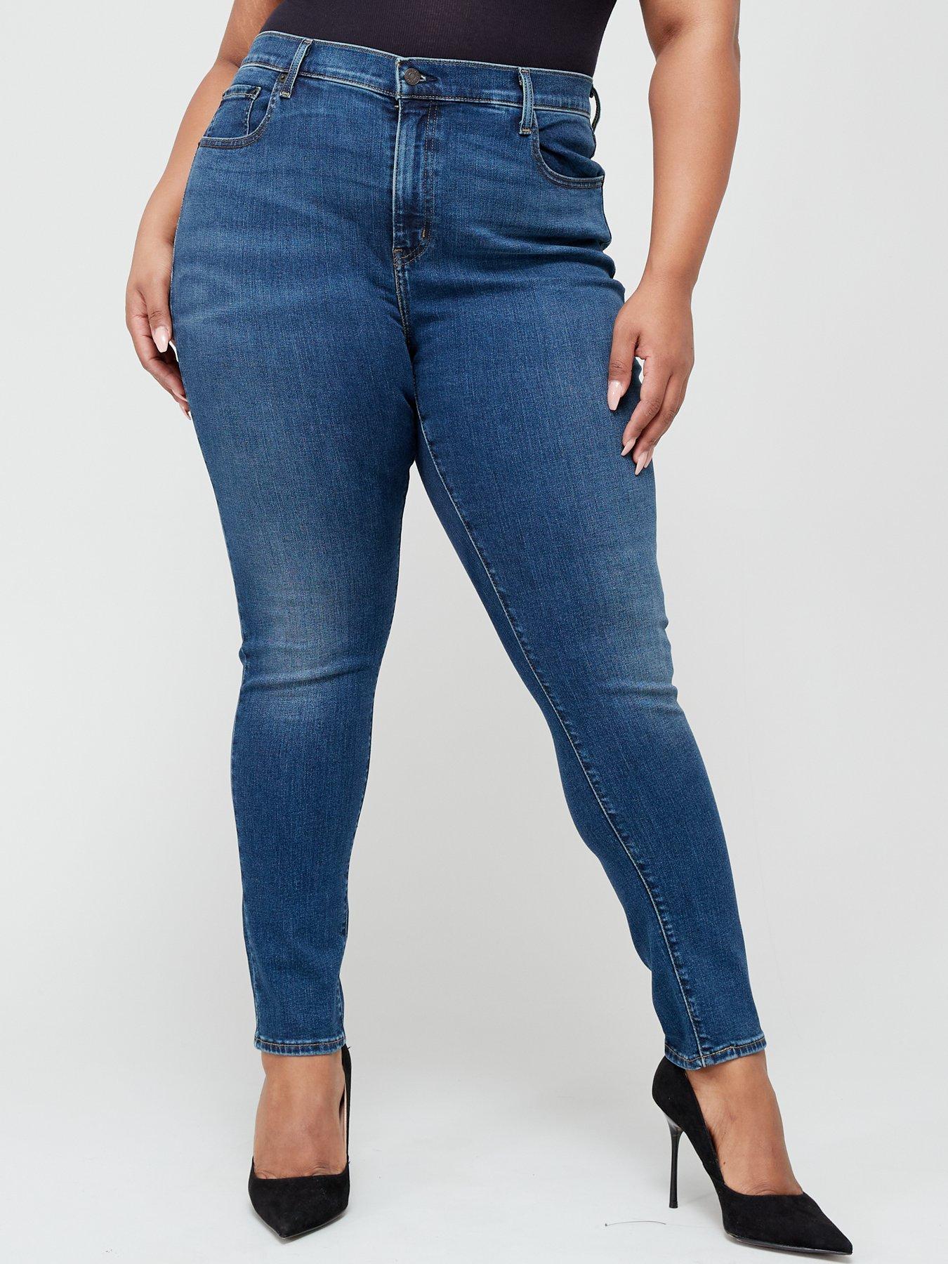 Levis high clearance rise jean