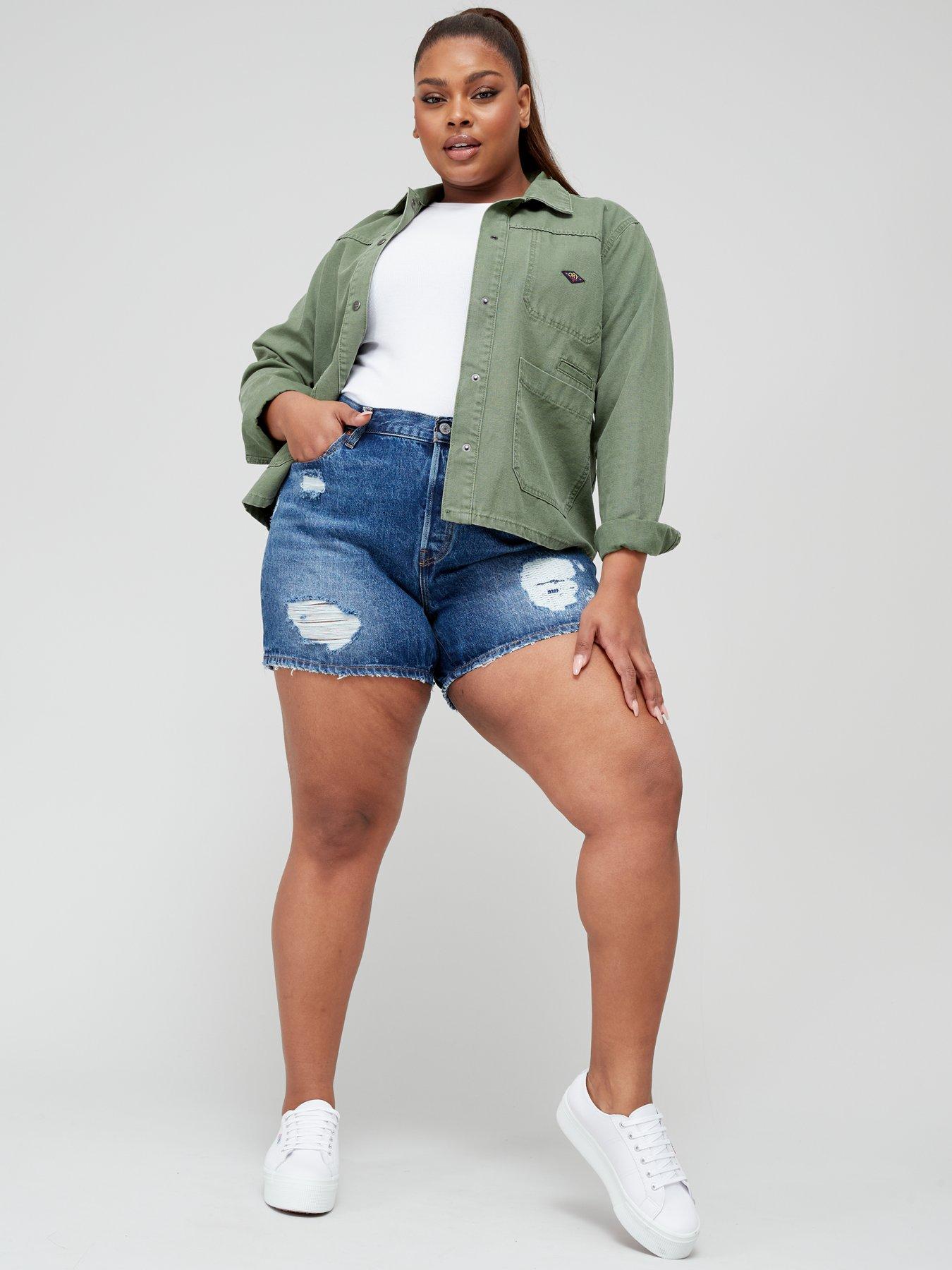 Levi's plus size bermuda sales shorts