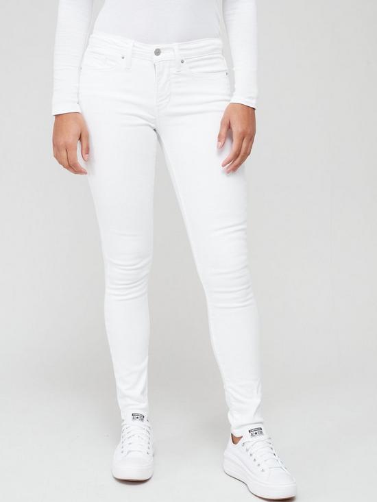 front image of levis-311trade-shaping-skinny-jean-soft-clean-white