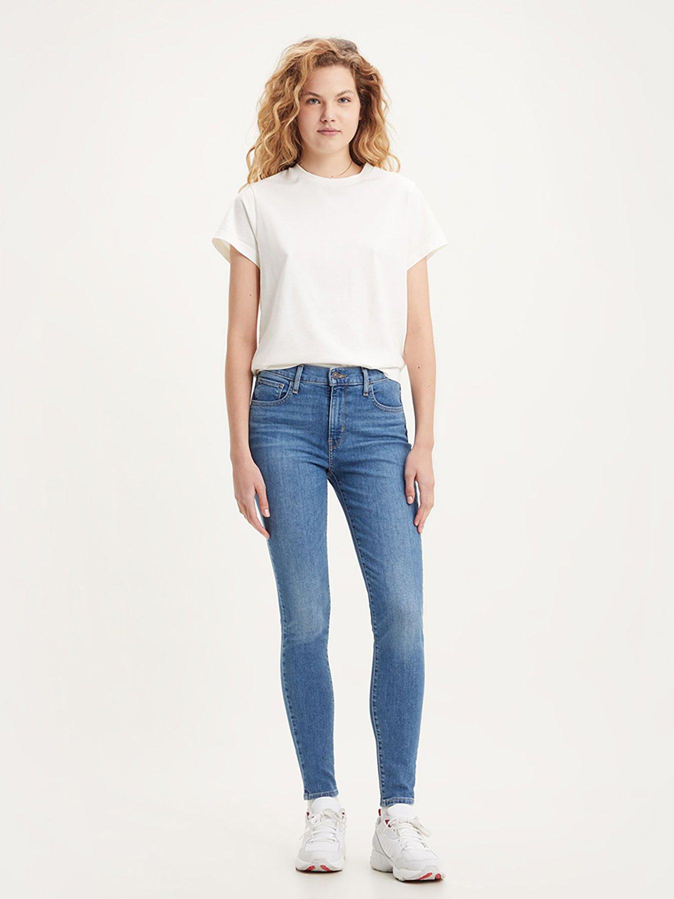 High rise super clearance skinny levi's