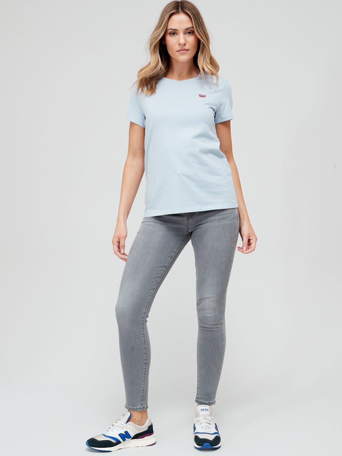 Levis blue t clearance shirt women's