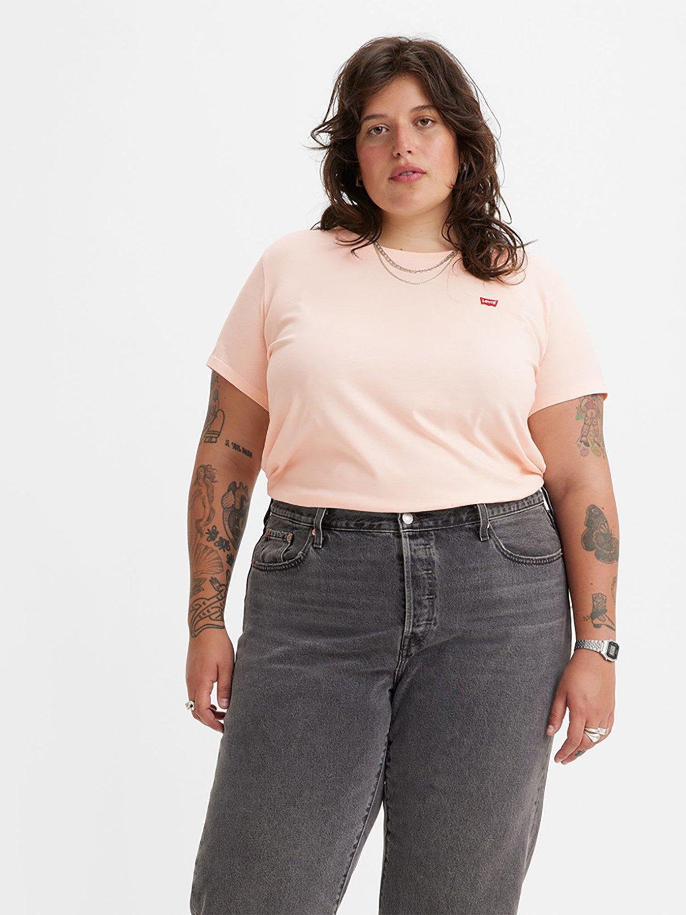 Levi's Plus Plus The Perfect T-Shirt - Pink 