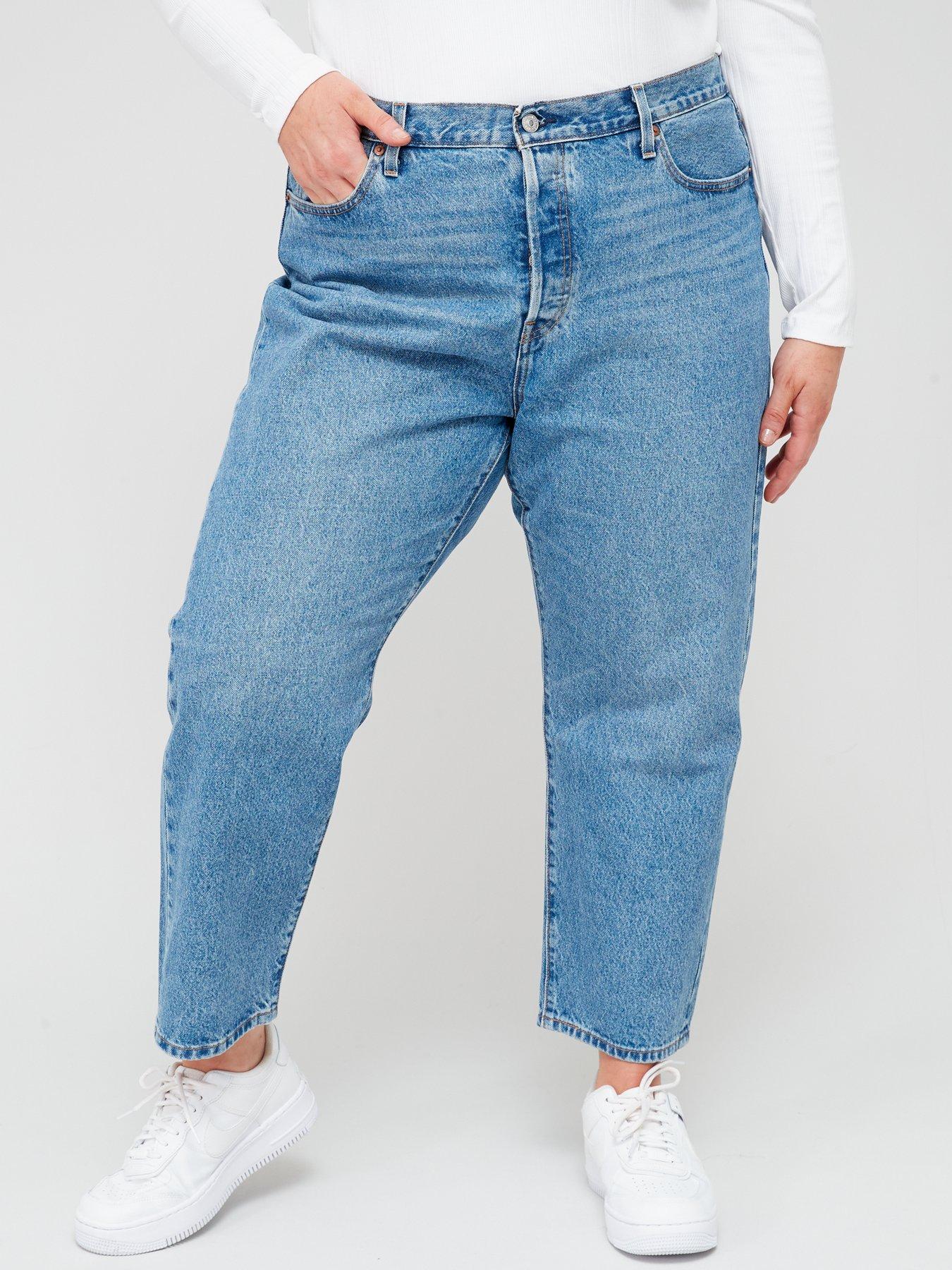 Levi's Plus 501® Crop Straight Leg Jean - Blue