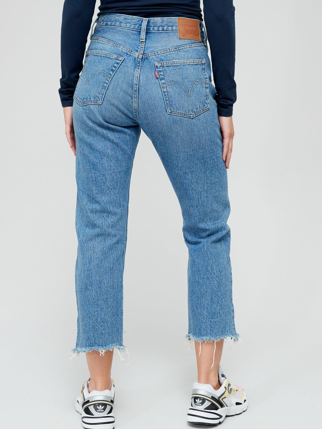 Levi's 501 Crop - Face It - Blue | very.co.uk