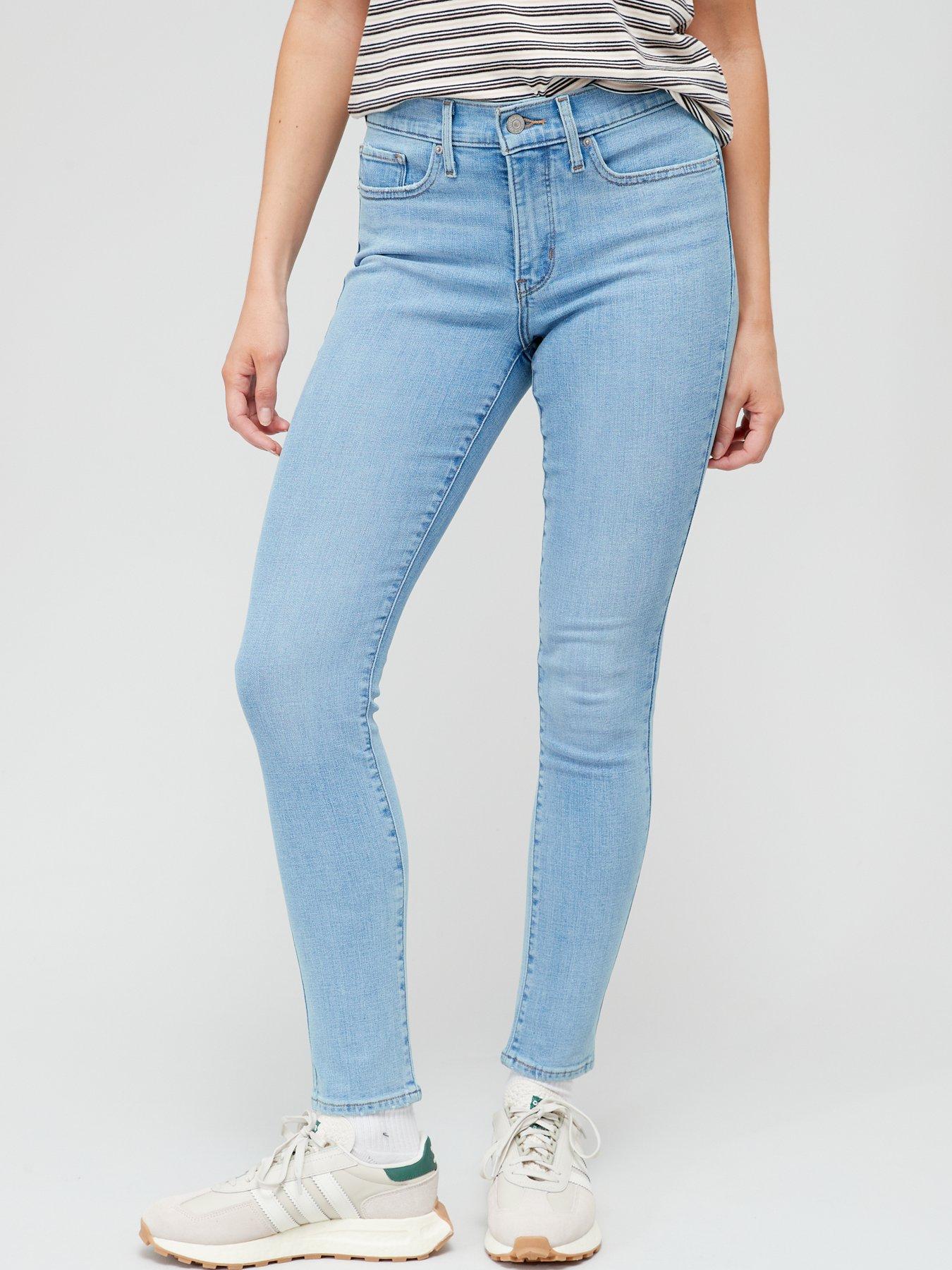 Exposed Button 311 Shaping Ankle Skinny Women's Jeans - Medium