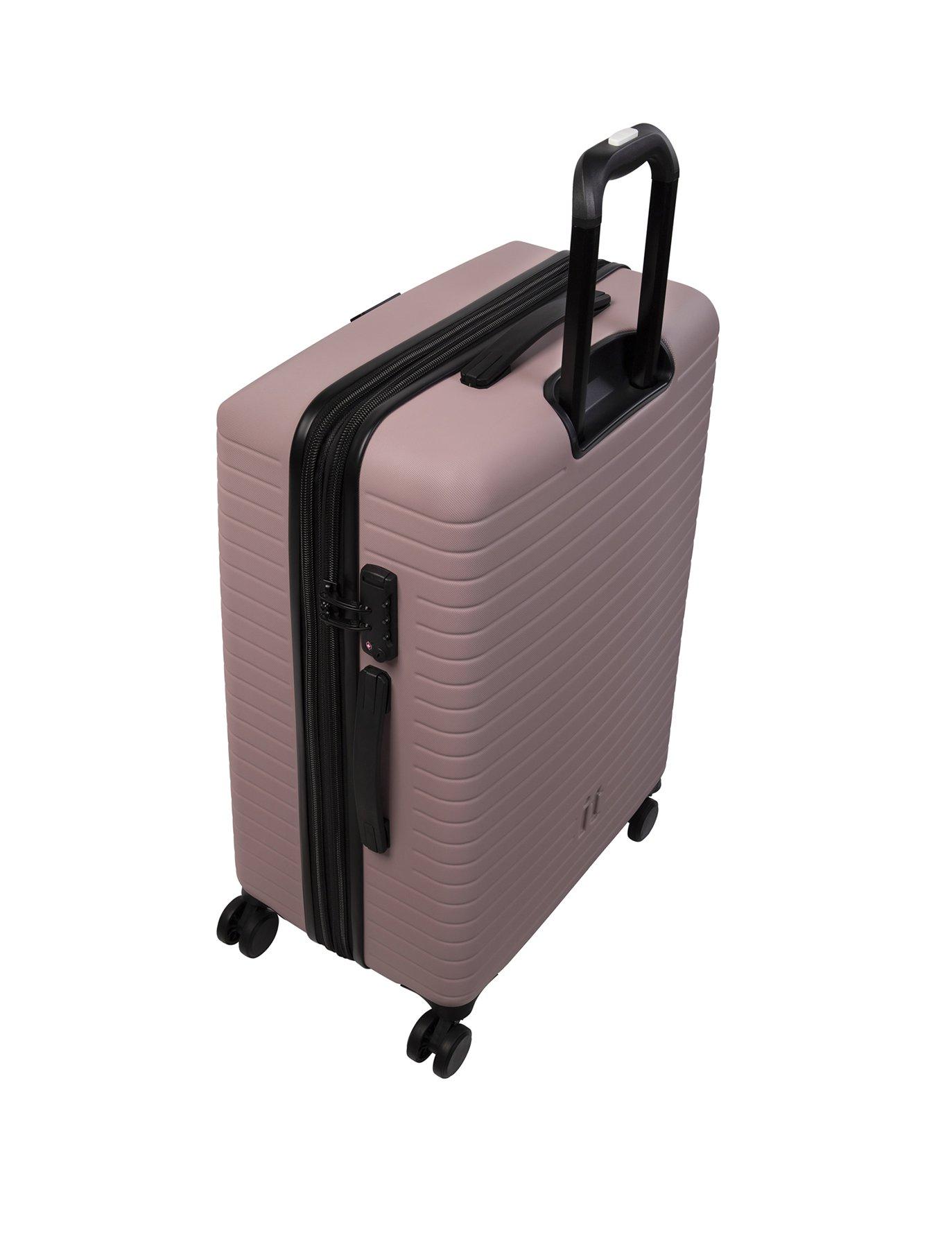 it Luggage Attuned 3pc Pale Mauve 8 Wheel Suitcase Set very.co.uk