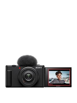 sony vlog camera zv1fbdi.eu digital camera (vari-angle screen, 4k video, slow motion, vlog features)  - black
