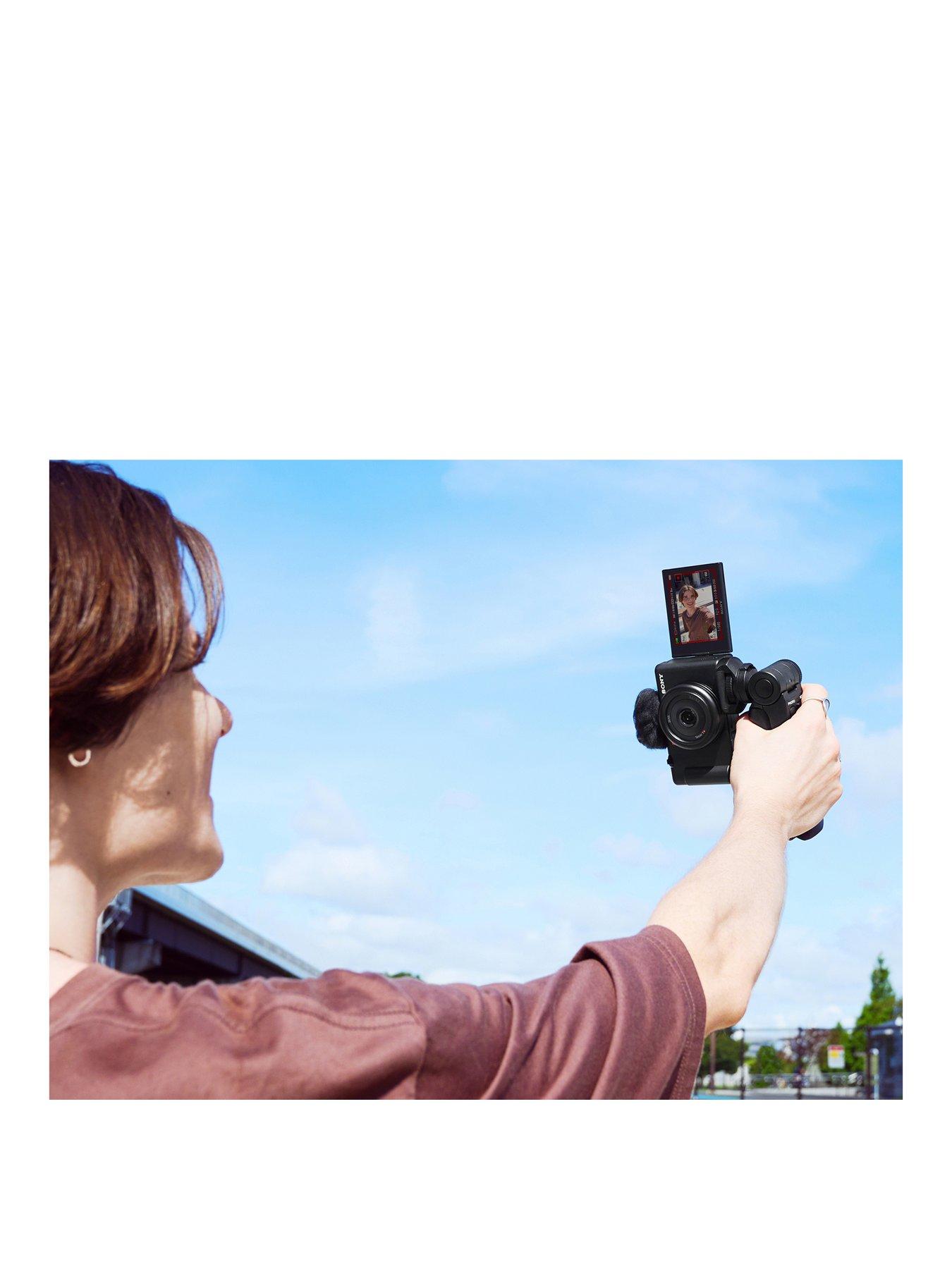 Image 3 of 8 of Sony Vlog camera ZV1FBDI.EU Digital Camera (Vari-angle Screen, 4K Video, slow motion, Vlog features) &amp; Compactible Multifunctional Wireless Handgrip