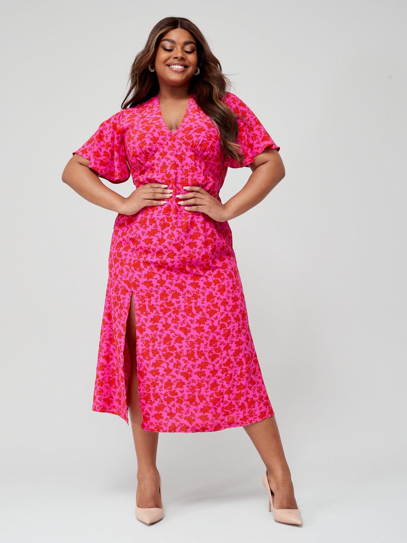 Womens floral clearance midi dresses