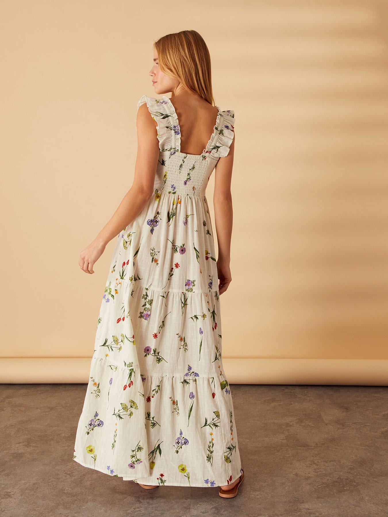 Accessorize Tiered Floral Print Maxi Dress