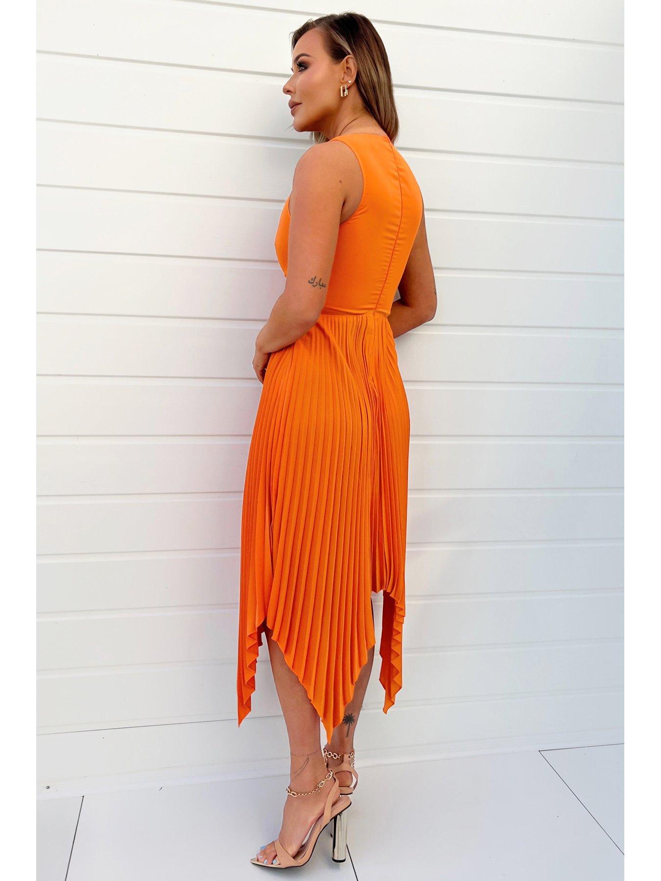 Ax paris hotsell orange dress