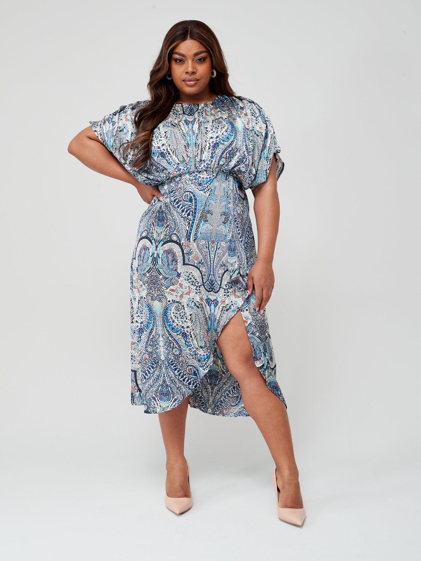 Ax paris clearance blue maxi dress