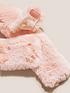  image of white-stuff-girls-mini-me-tippet-faux-fur-scarf-mid-pink