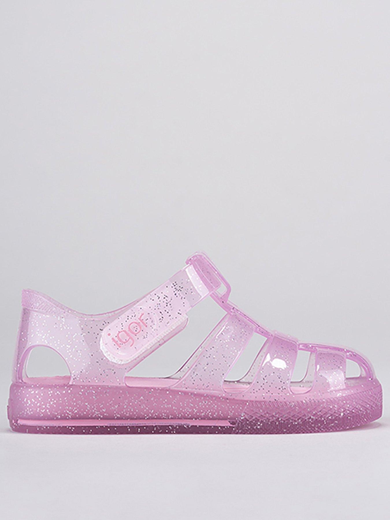 Igor star velcro hot sale jelly shoes