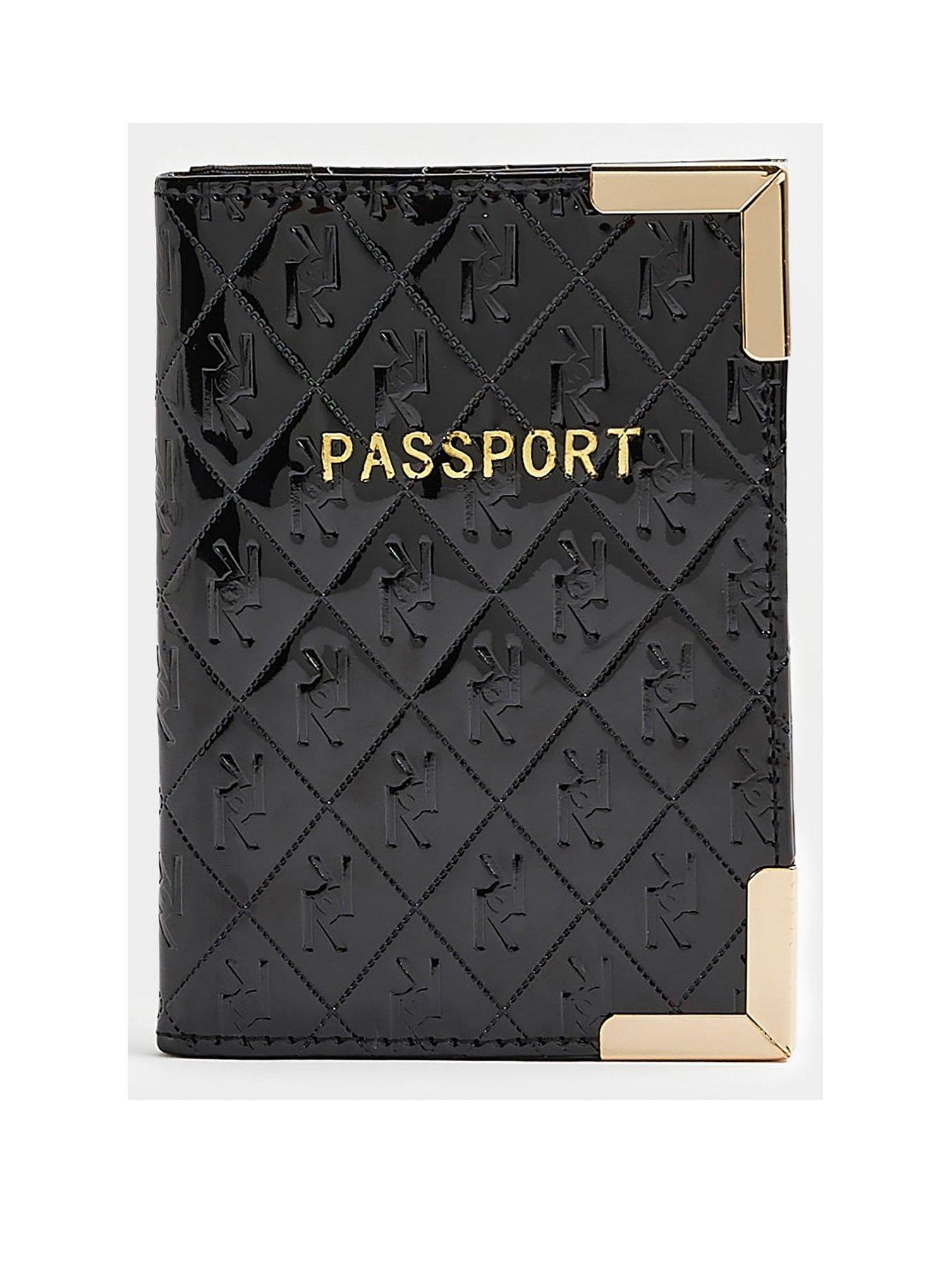 River Island Mixed Monogram Passport Cover