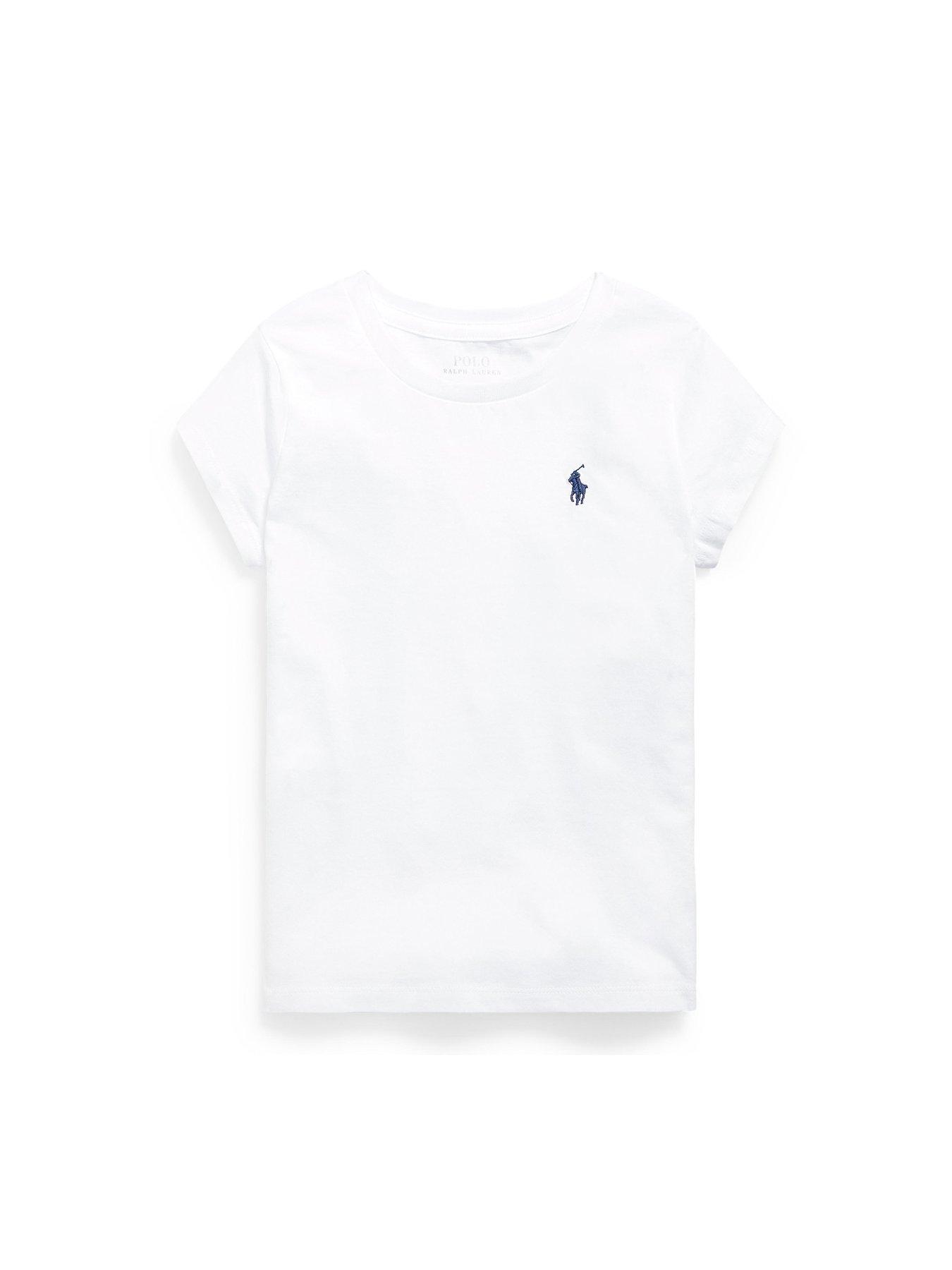 undefined Girls Classic Short Sleeve T-Shirt - White