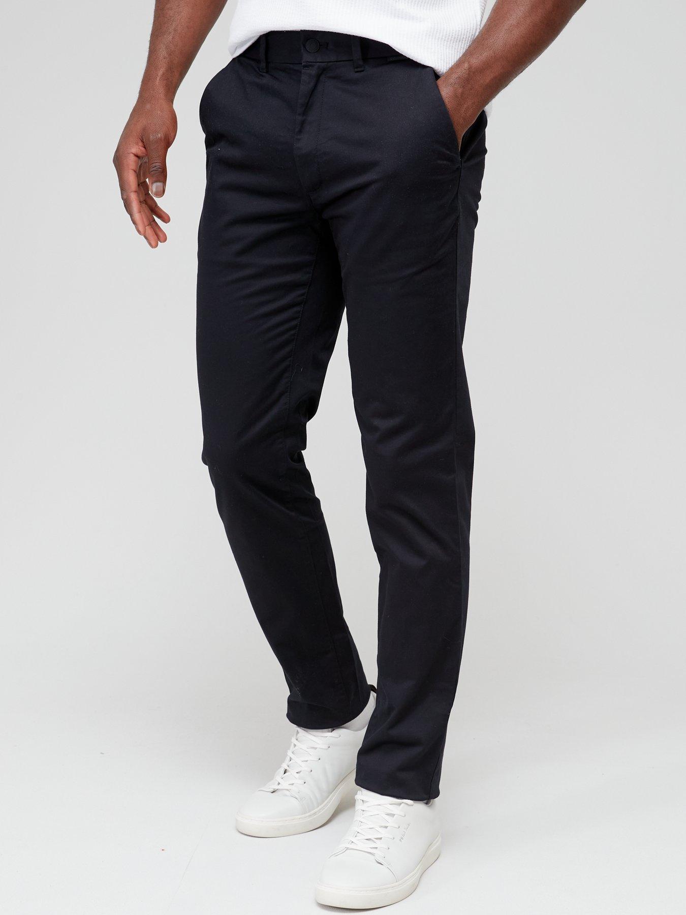 Calvin klein men's refined store stretch slim fit chinos