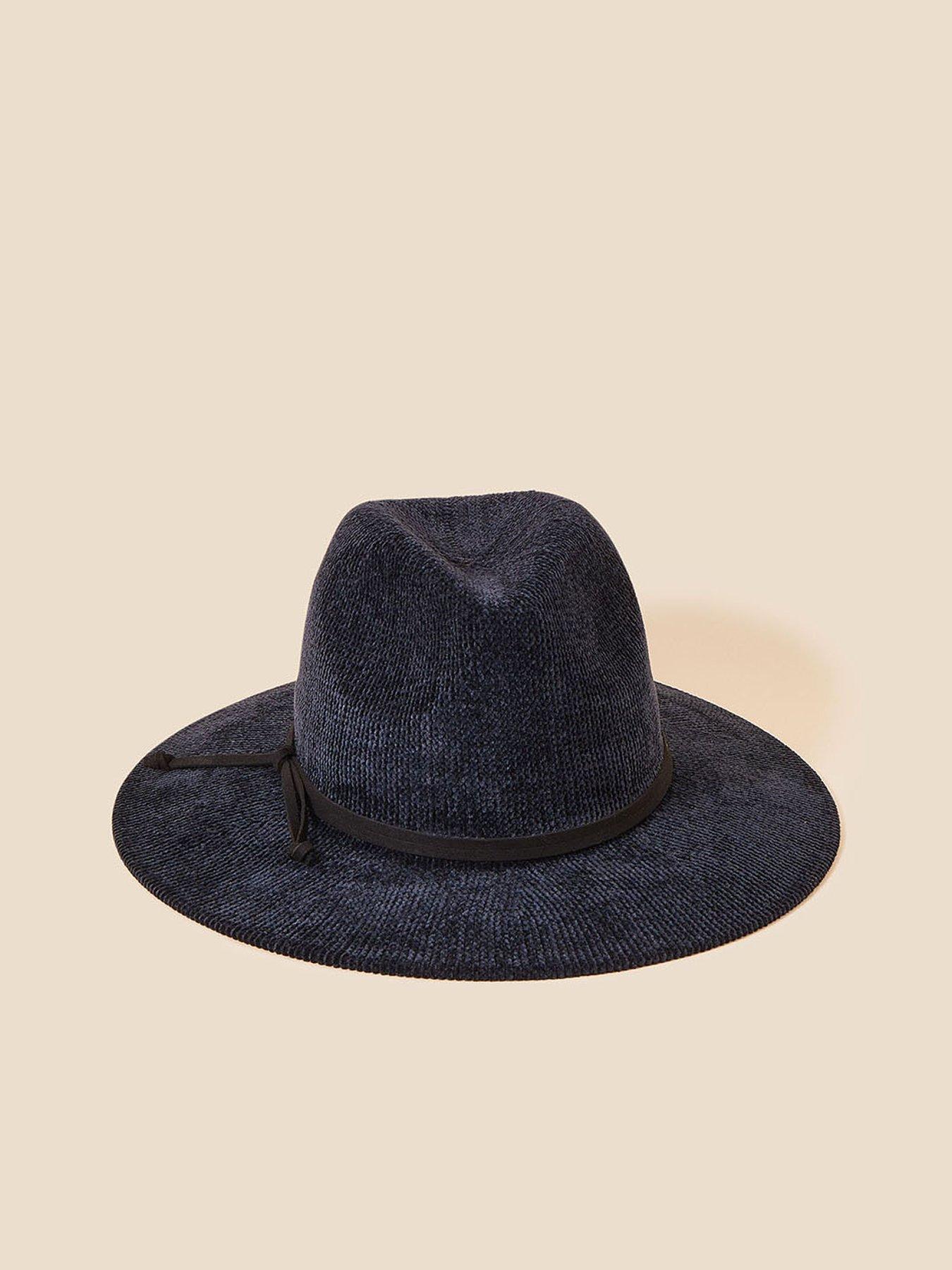 Chenille Pattern Fedora With Breaded Band : BEIGE(BE)