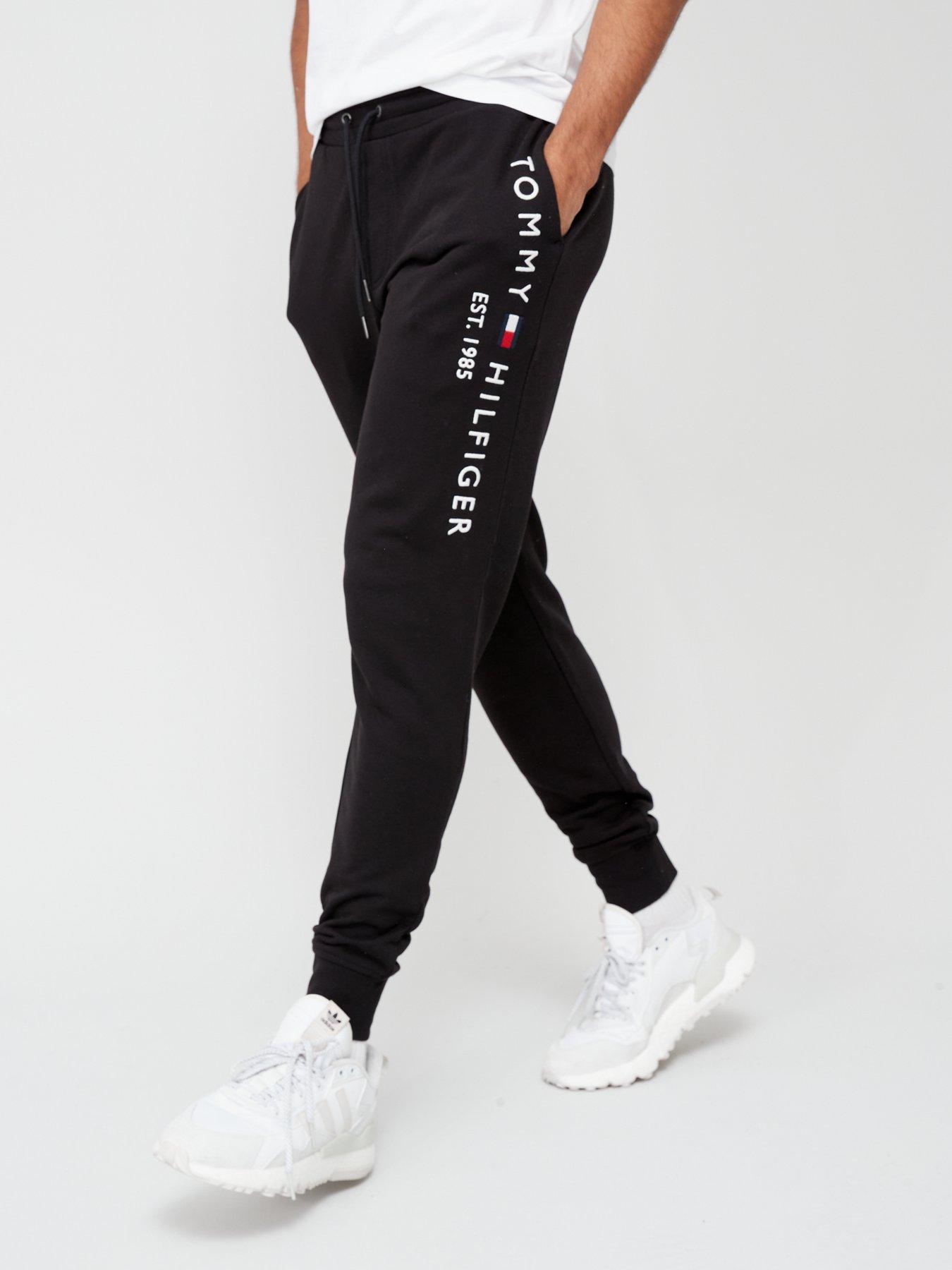 Embroidered Logo Sweatpants Black