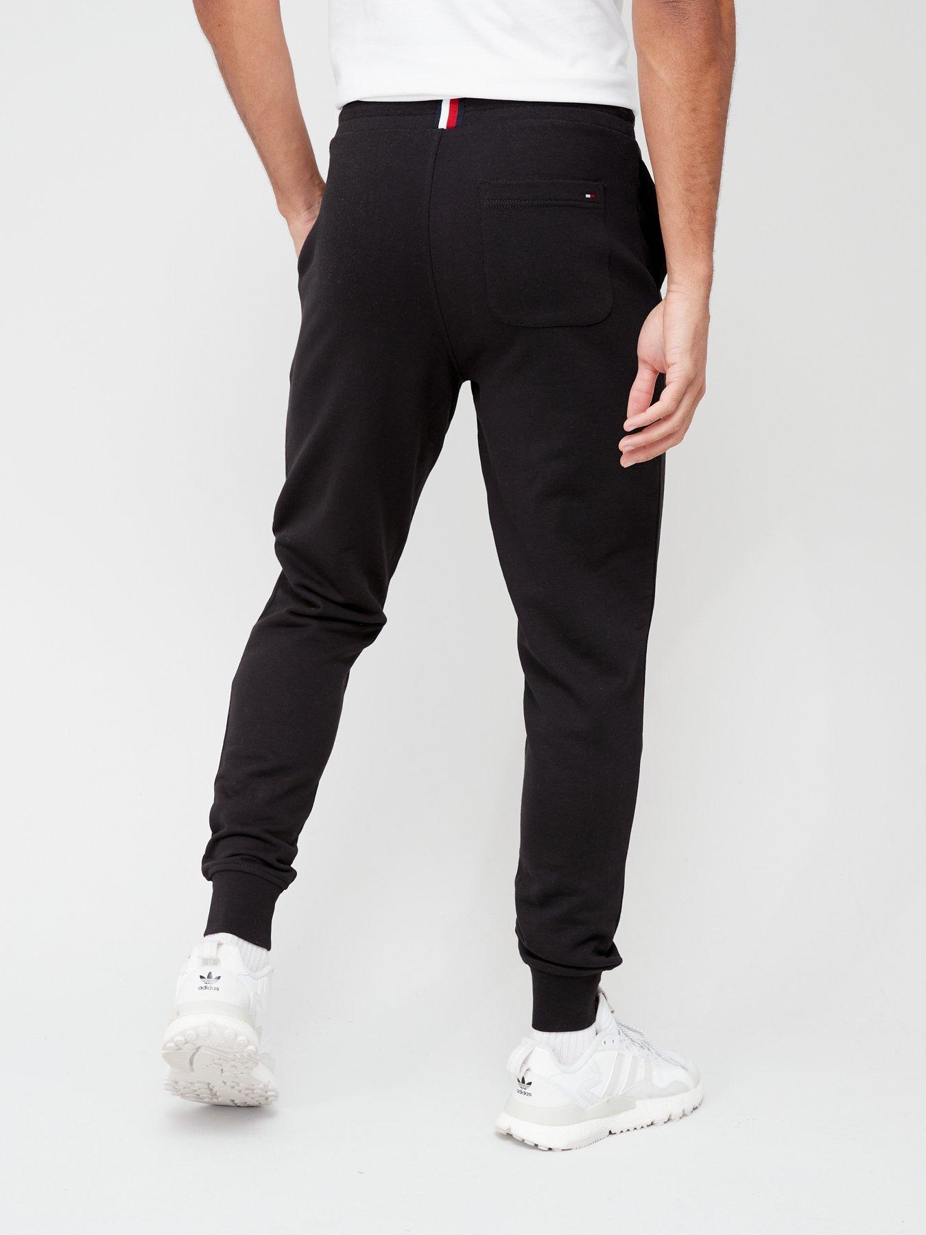 Black tommy 2025 hilfiger joggers