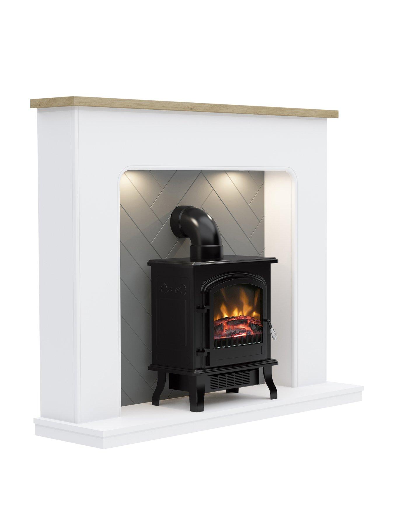 Image 4 of 7 of Be Modern Sennen Inglenook (Electric Stove &amp; Flue)