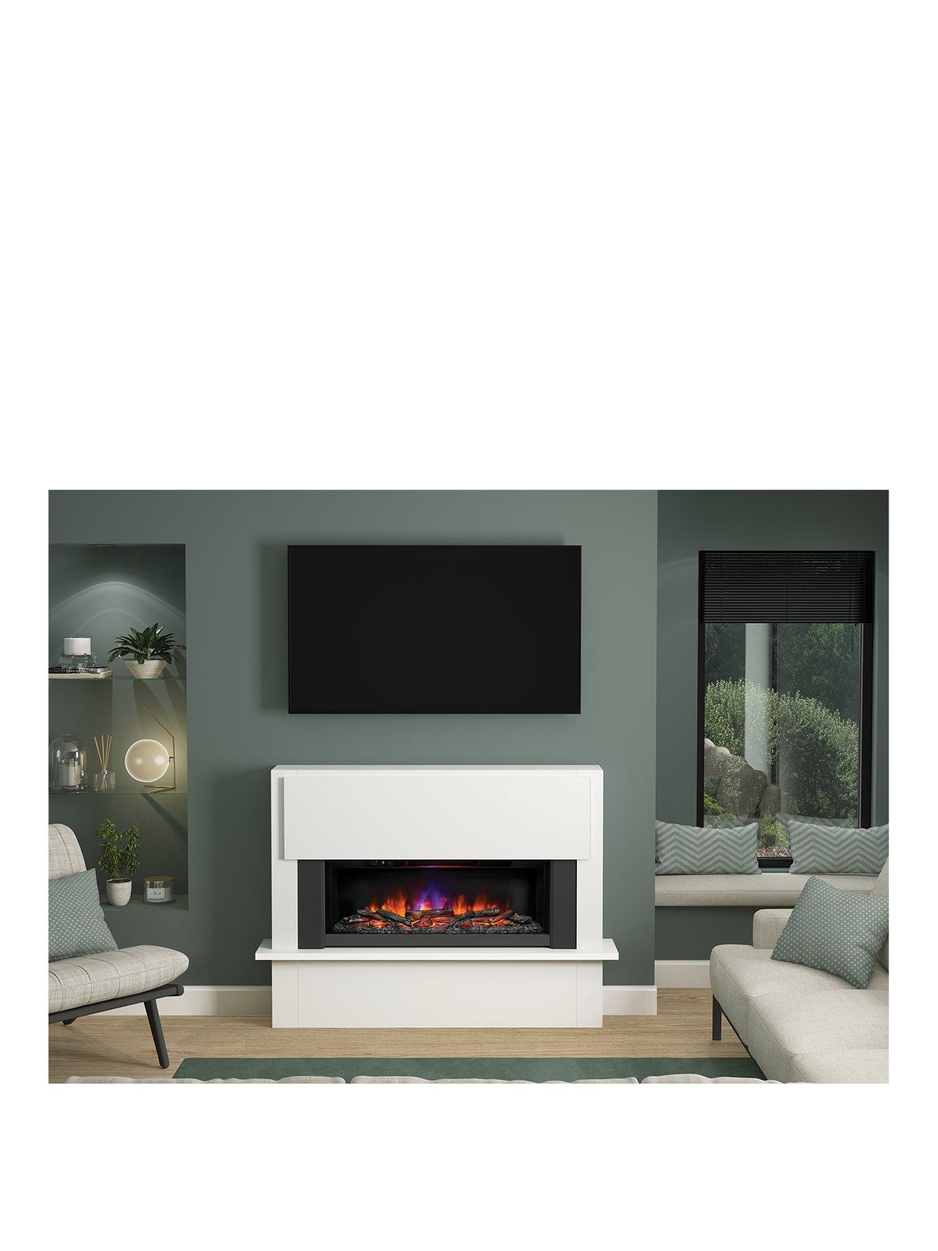 Product photograph of Flare Be Modern Fairview Electric Fire Suite from very.co.uk
