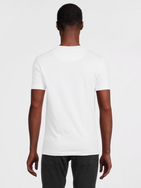 Calvin Klein Jeans Institutional T-shirt - White | very.co.uk