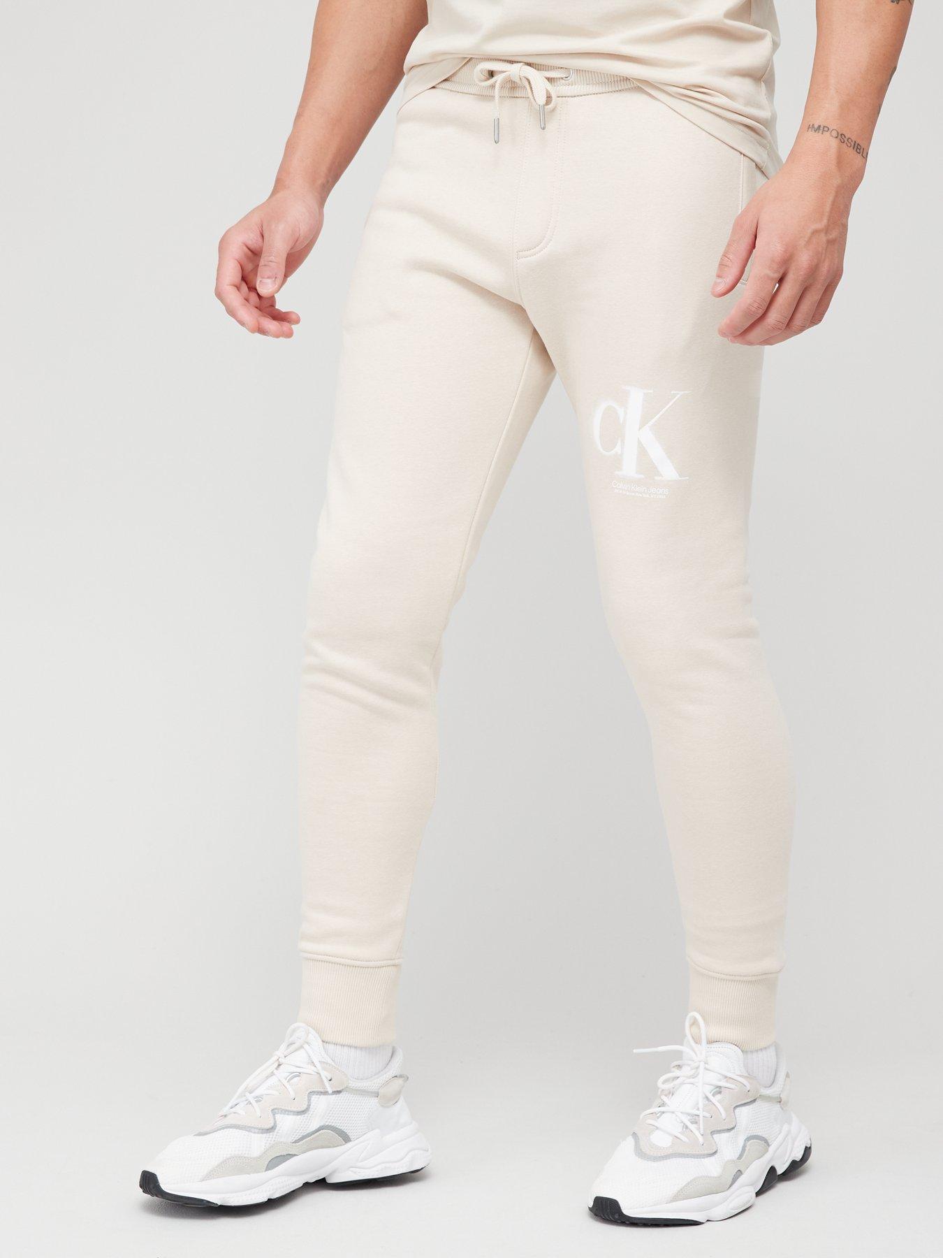 Calvin Klein CK mens red standard logo jogger sweatpants sweat pants size S  M
