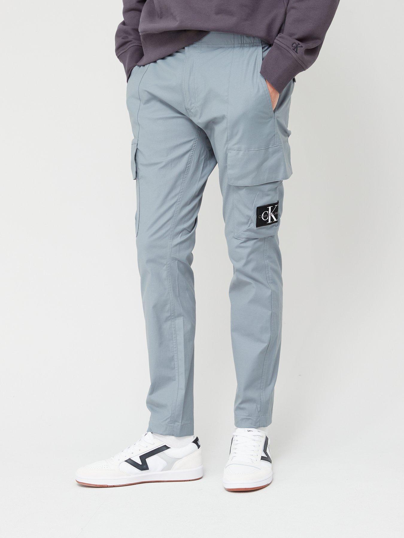 Grey skinny cargo on sale pants