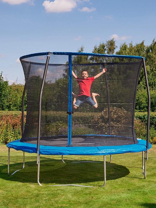Image 1 of 5 of Sportspower 12ft Trampoline with Safety Enclosure