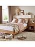  image of very-home-carina-bed-frame-with-mattress-options-buy-and-save-oak