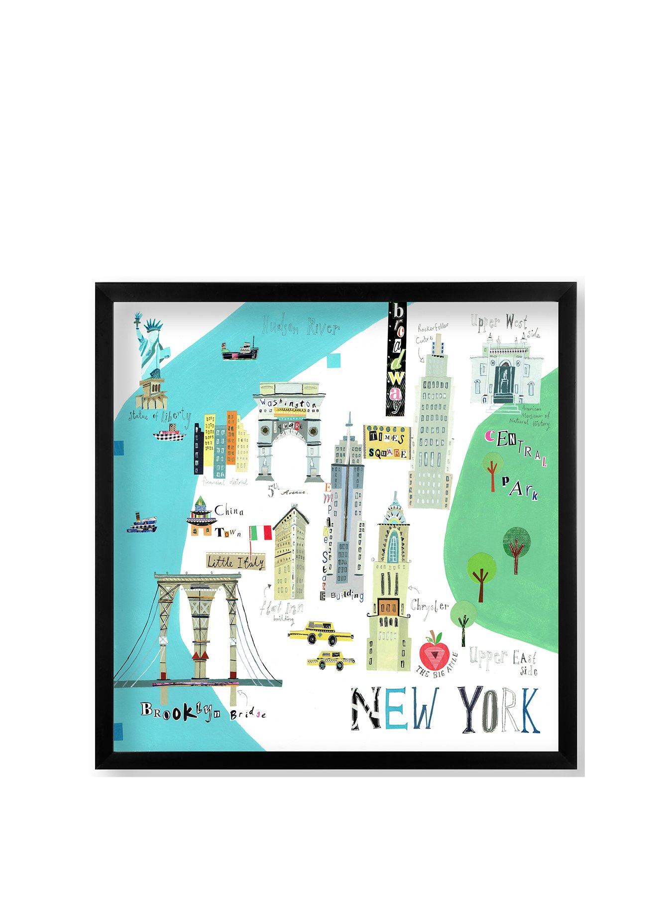 Product photograph of Art For The Home The Big Apple from very.co.uk