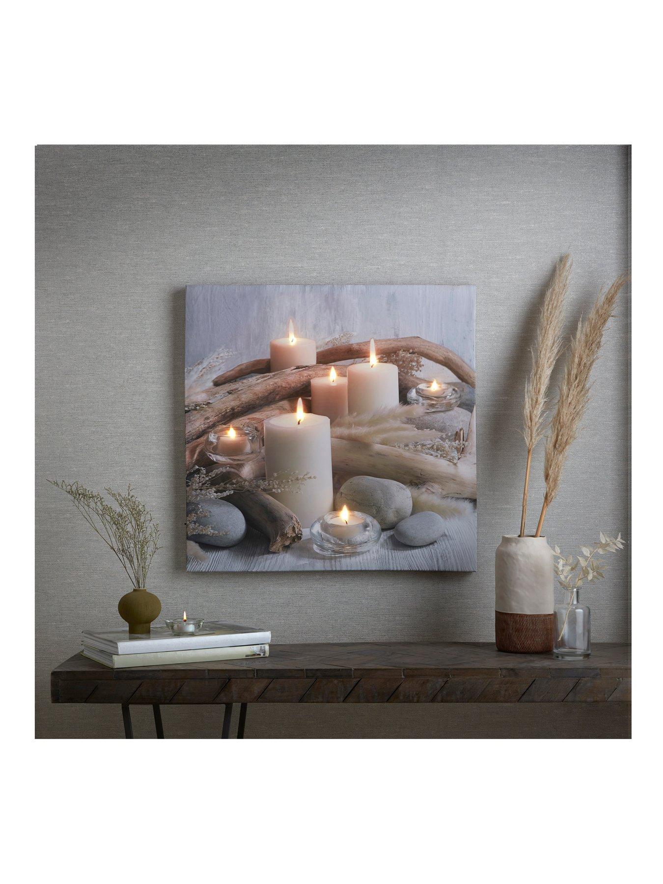 Image 2 of 3 of Art For The Home Serene Shores LED Canvas Wall Art