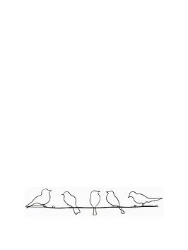 Product photograph of Art For The Home Bird On A Wire from very.co.uk