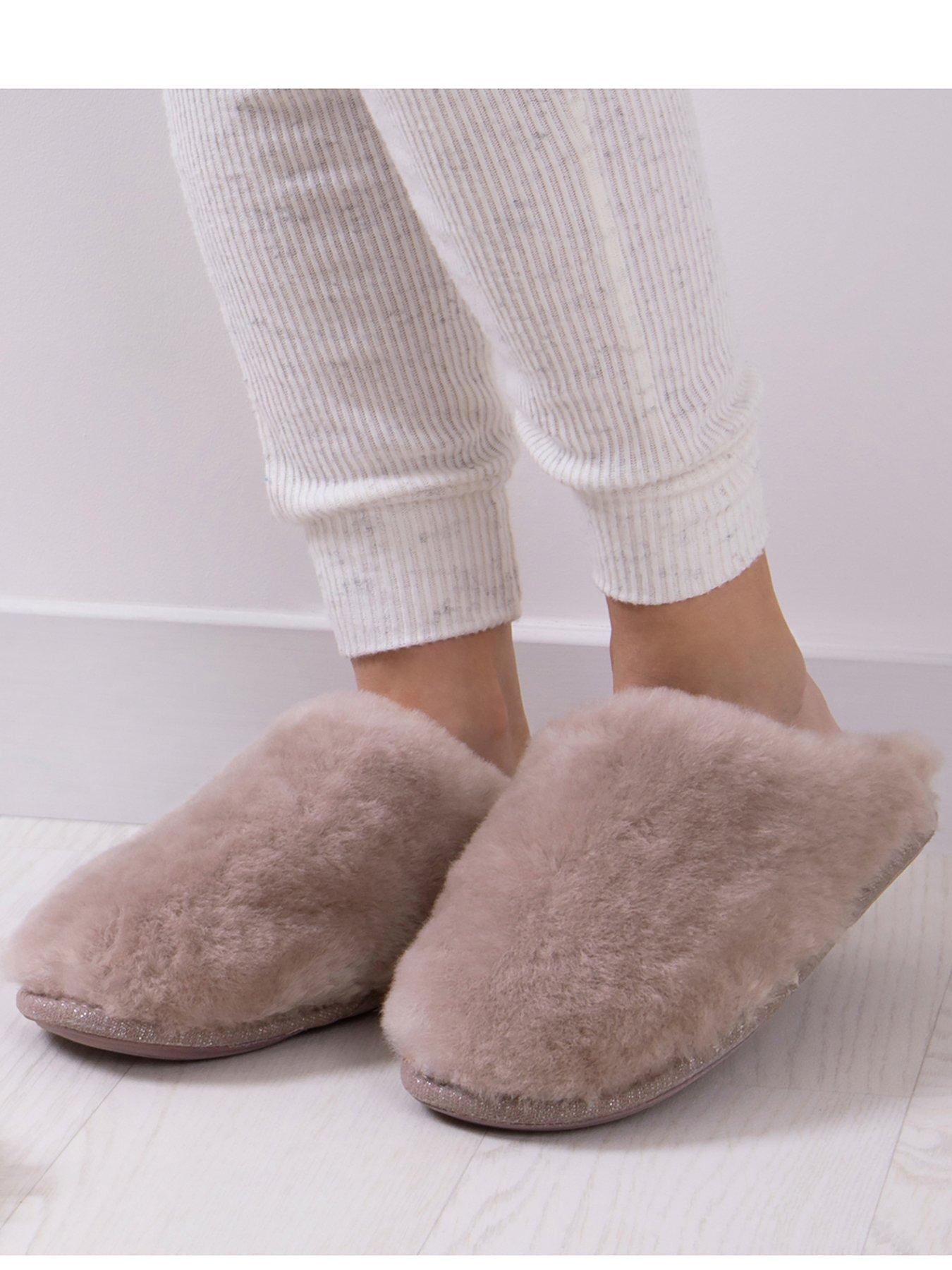 Just hot sale sheepskin mules