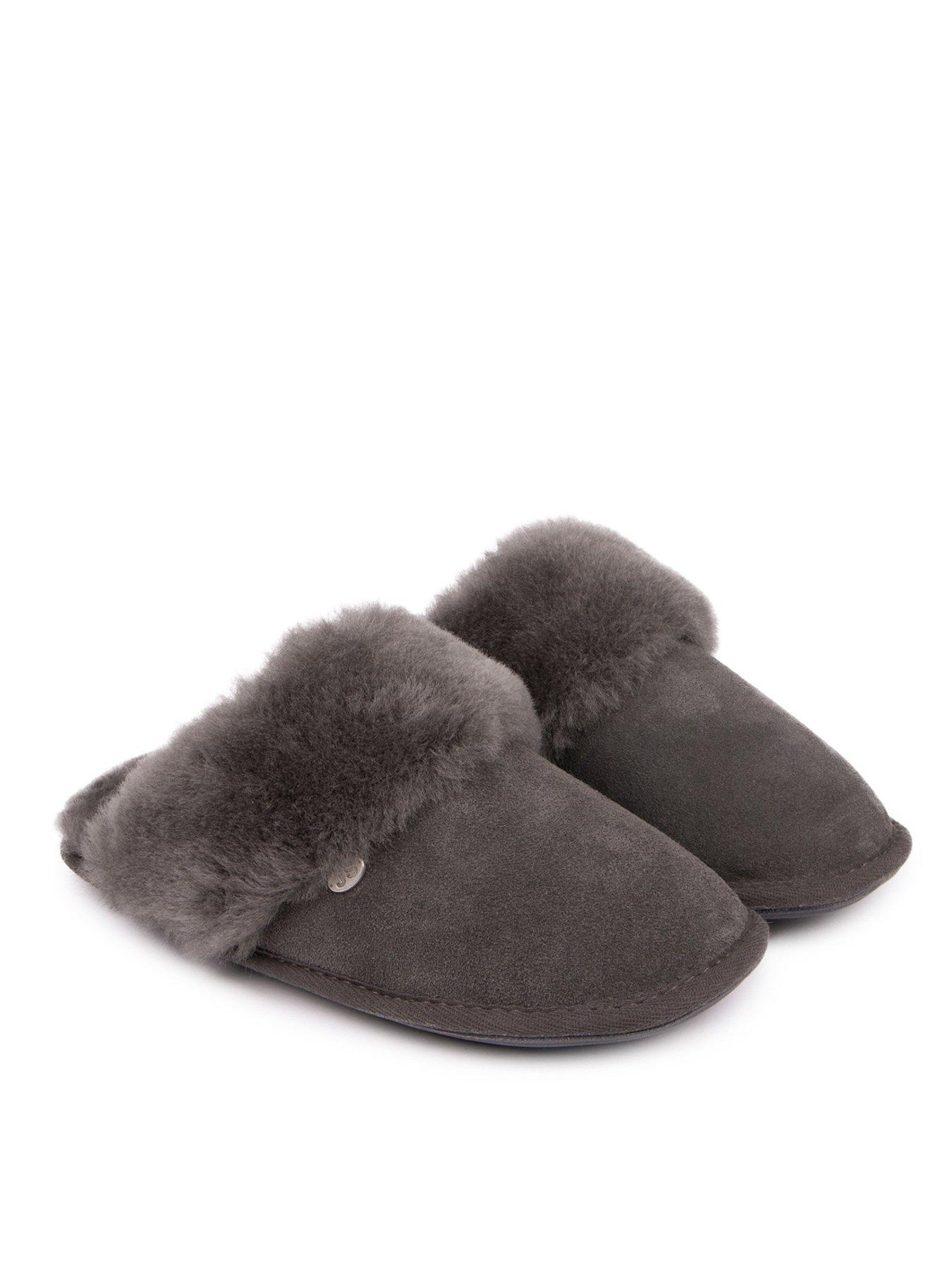 Just Sheepskin Ladies Duchess Sheepskin Slippers Grey very