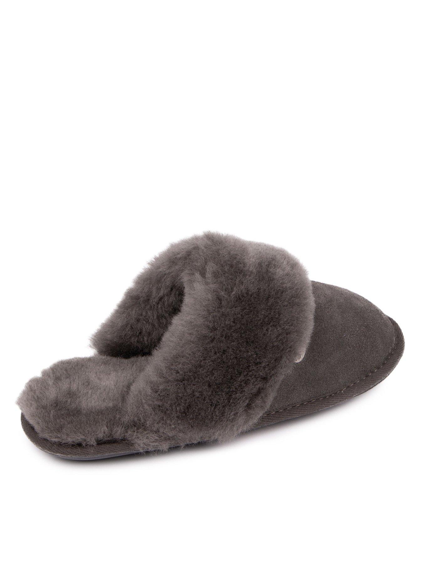 Just Sheepskin Ladies Duchess Sheepskin Slippers Grey very