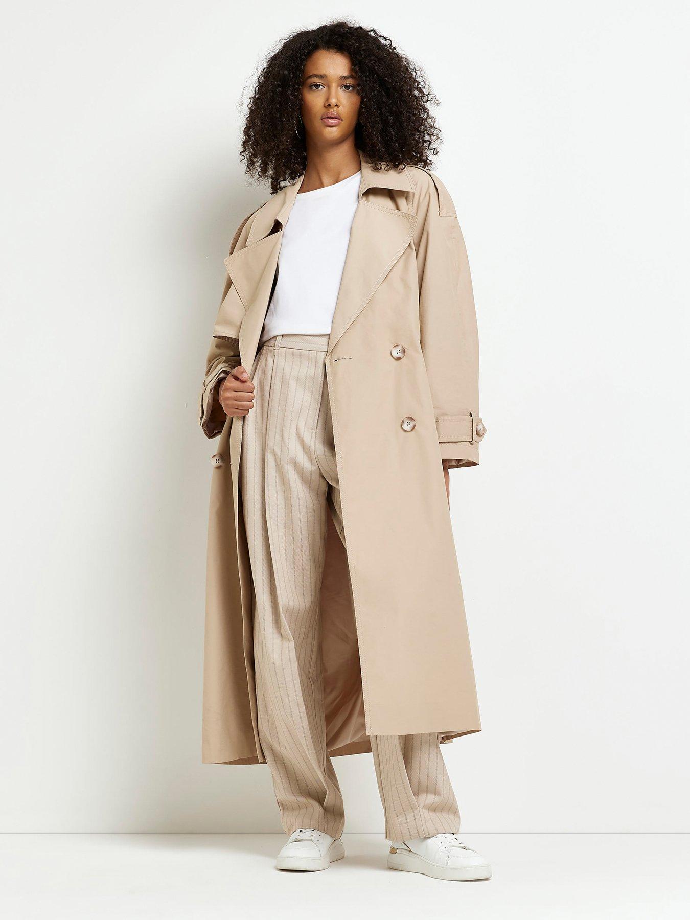 Stone island clearance beige trench coat