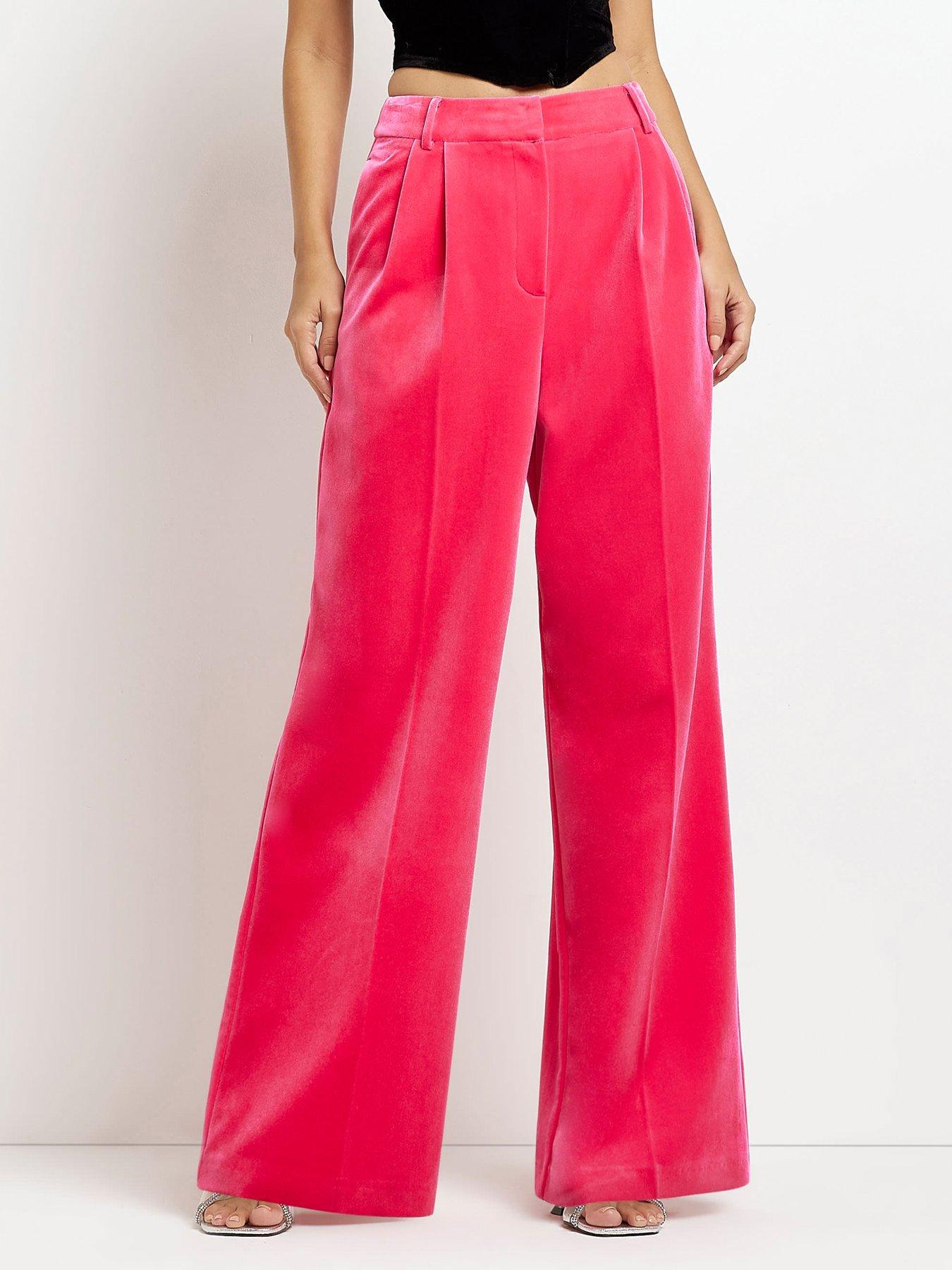 River island clearance velvet trousers